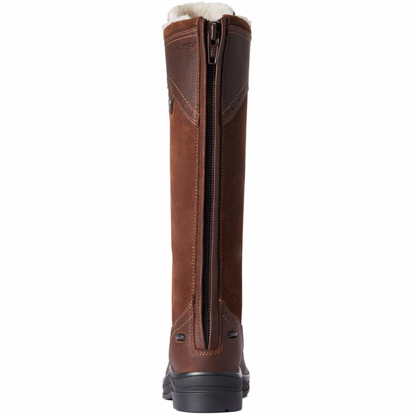 Ariat Womens Wythburn H20 Tall Country Boot 10038286 - Dark Brown